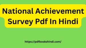 National Achievement Survey Pdf In Hindi