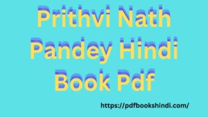 Prithvi Nath Pandey Hindi Book Pdf