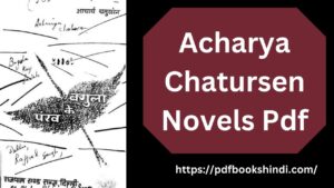 Acharya Chatursen Novels Pdf