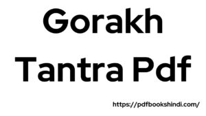 Gorakh Tantra Pdf