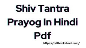 Shiv Tantra Prayog In Hindi Pdf
