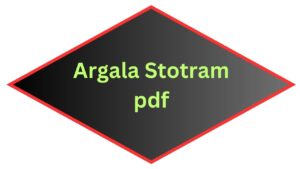 Argala Stotram pdf