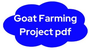 Goat Farming Project pdf