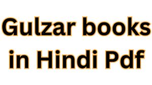 Gulzar books in Hindi Pdf
