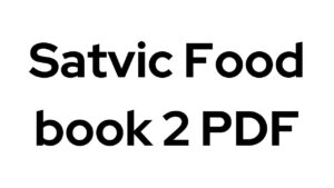 Satvic Food book 2 Pdf