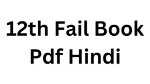12th Fail Book Pdf Hindi