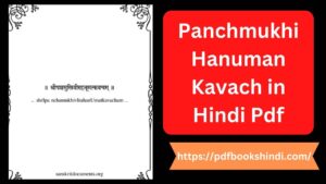 Panchmukhi Hanuman Kavach in Hindi Pdf
